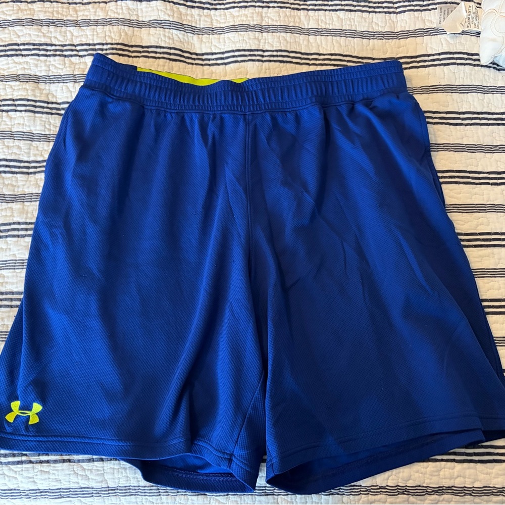 Under Armour Men's Royal Blue Athletic Shorts